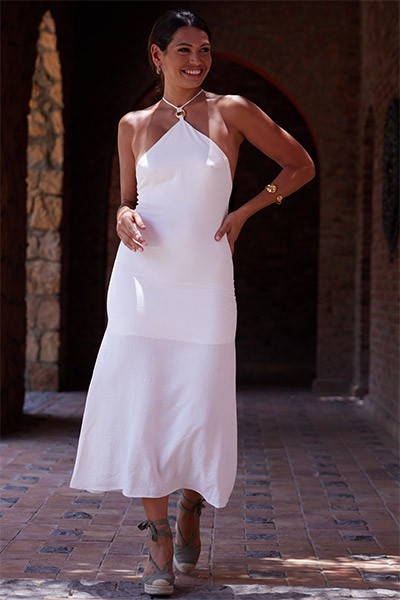 Athena Dress – White