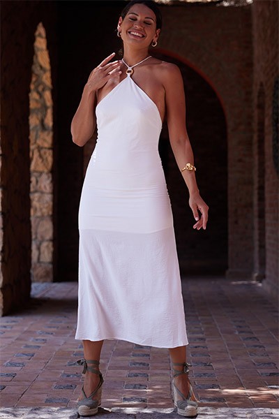 Athena Dress – White