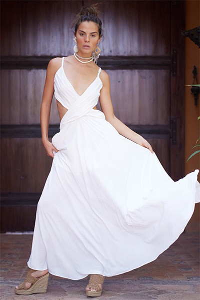 Leticia Dress – White