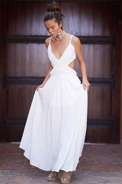 Leticia Dress – White