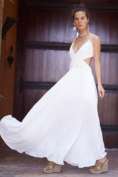 Leticia Dress – White