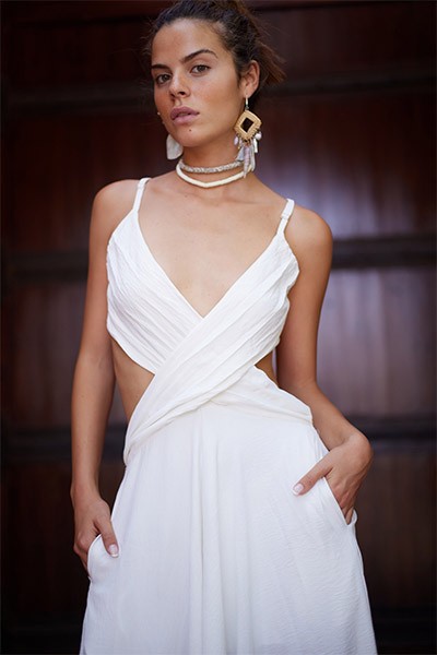 Leticia Dress – White