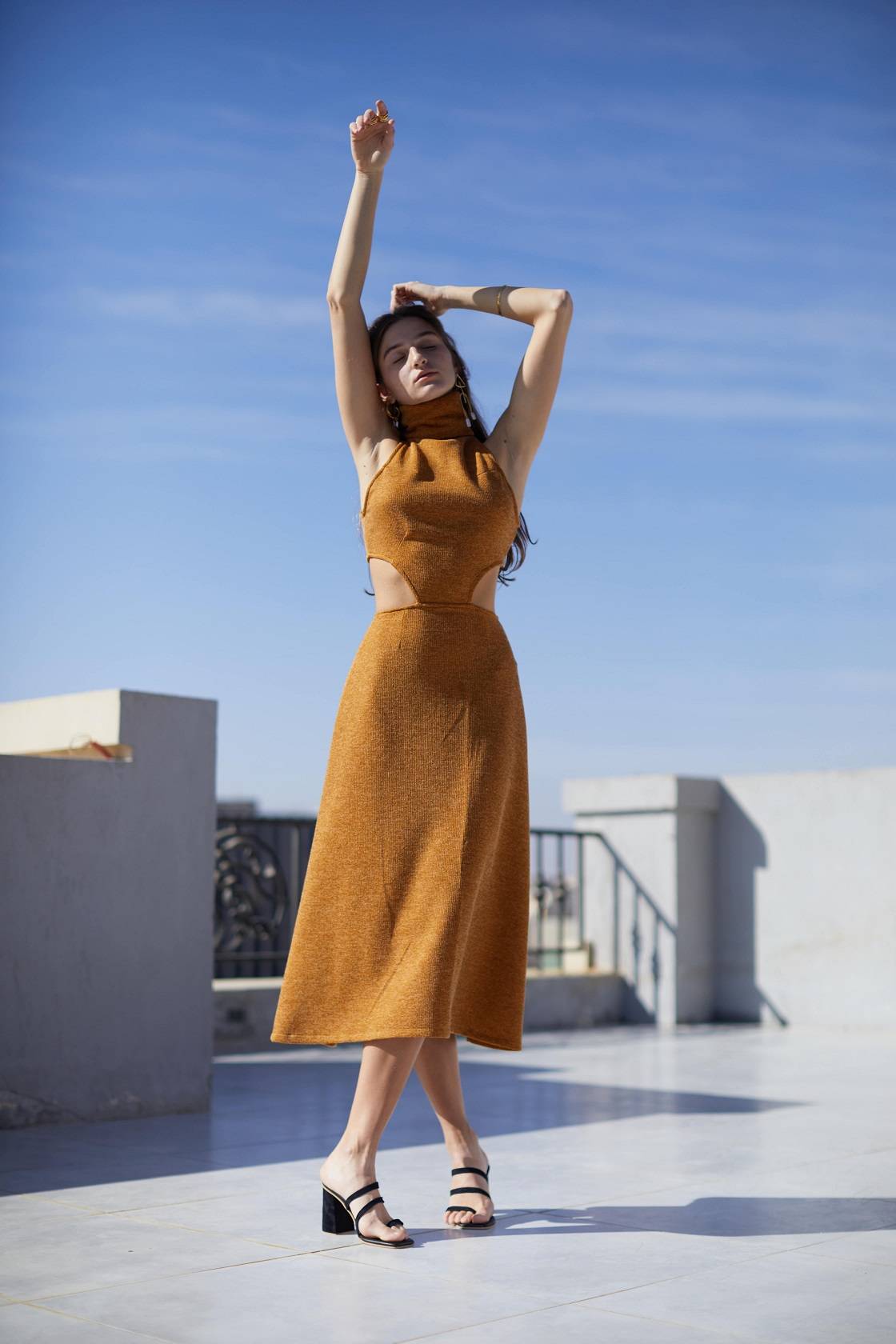 Farah Knitted Cutout Dress