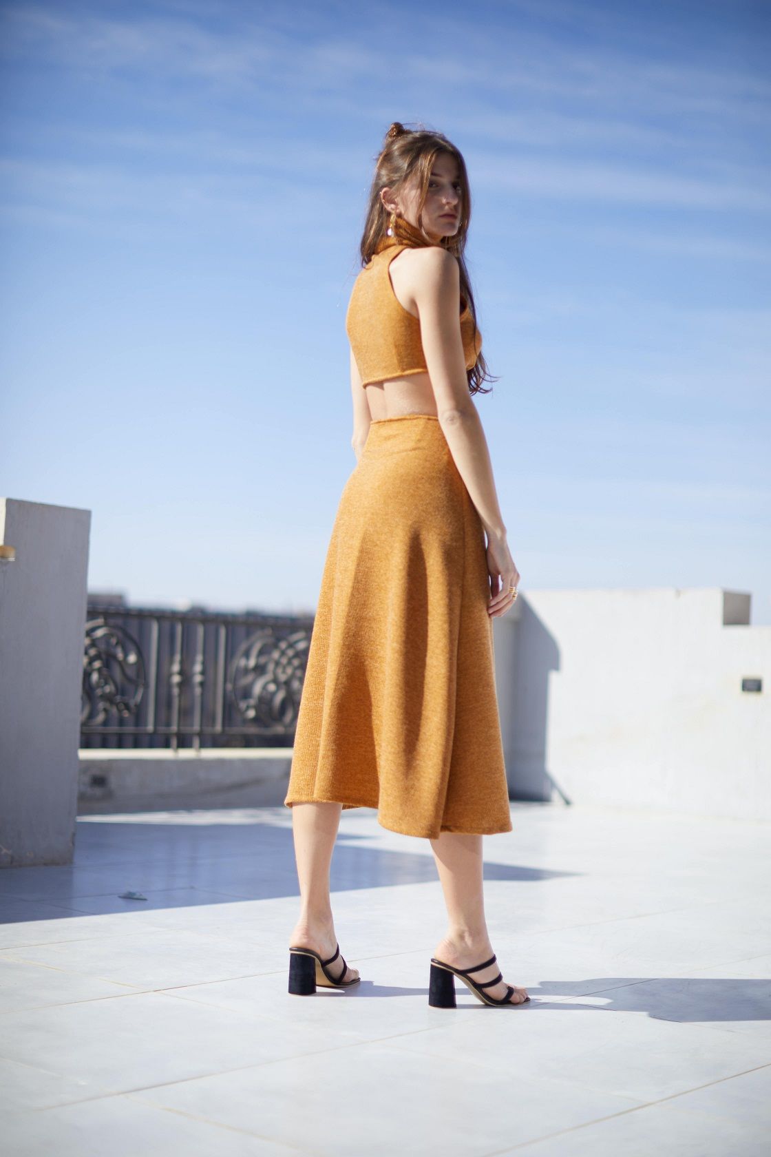 Farah Knitted Cutout Dress