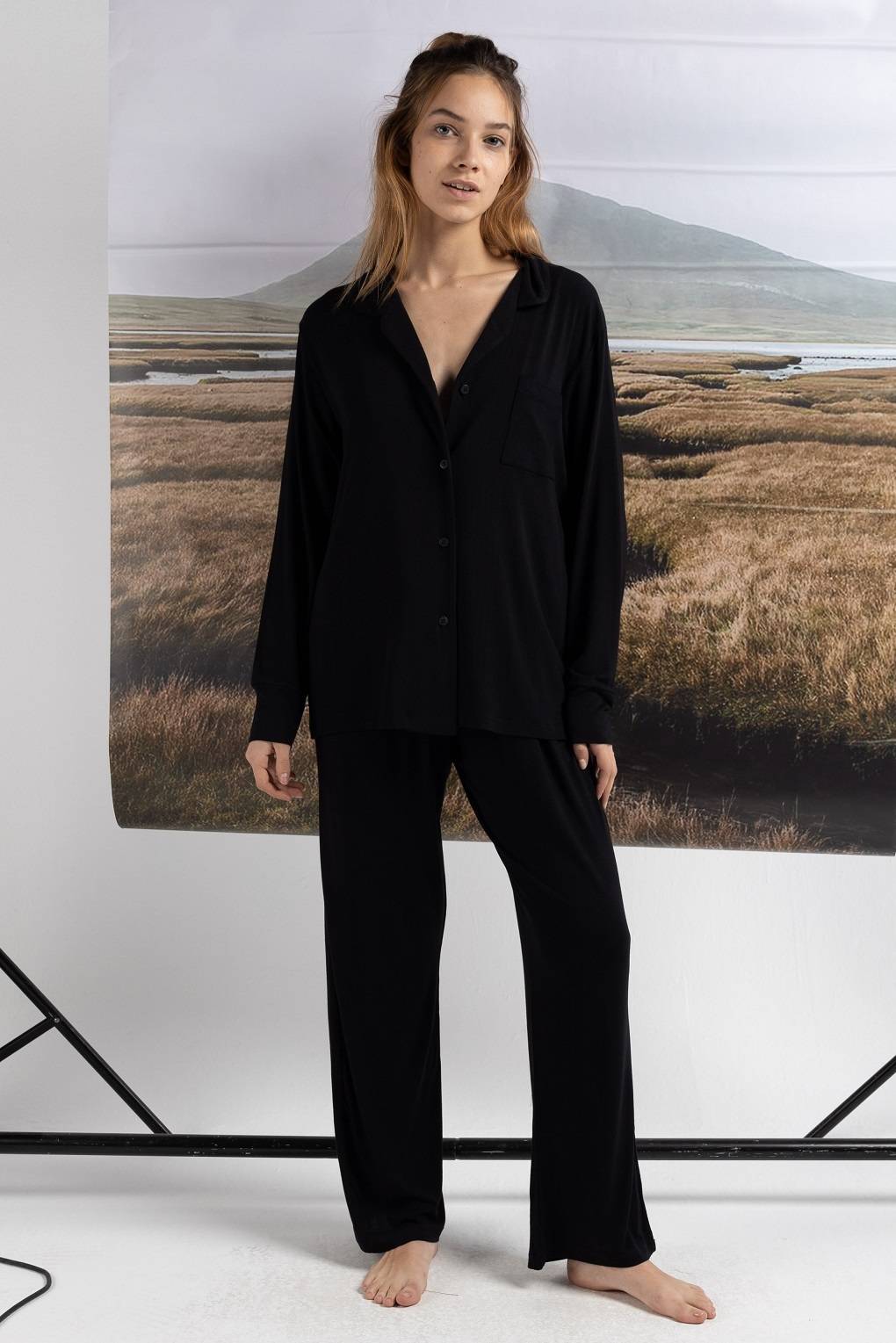 Nina Comfiest PJs – Black