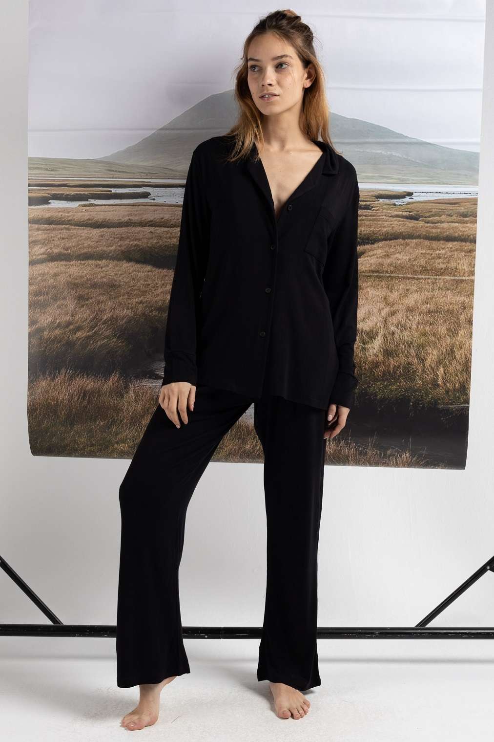 Nina Comfiest PJs – Black