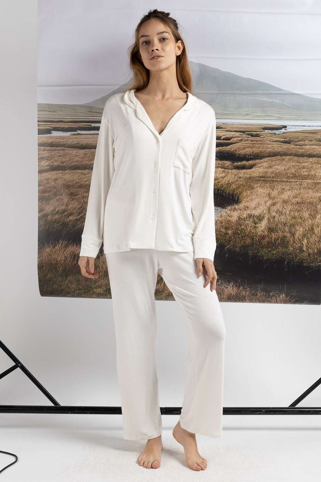 Nina Comfiest PJs – White