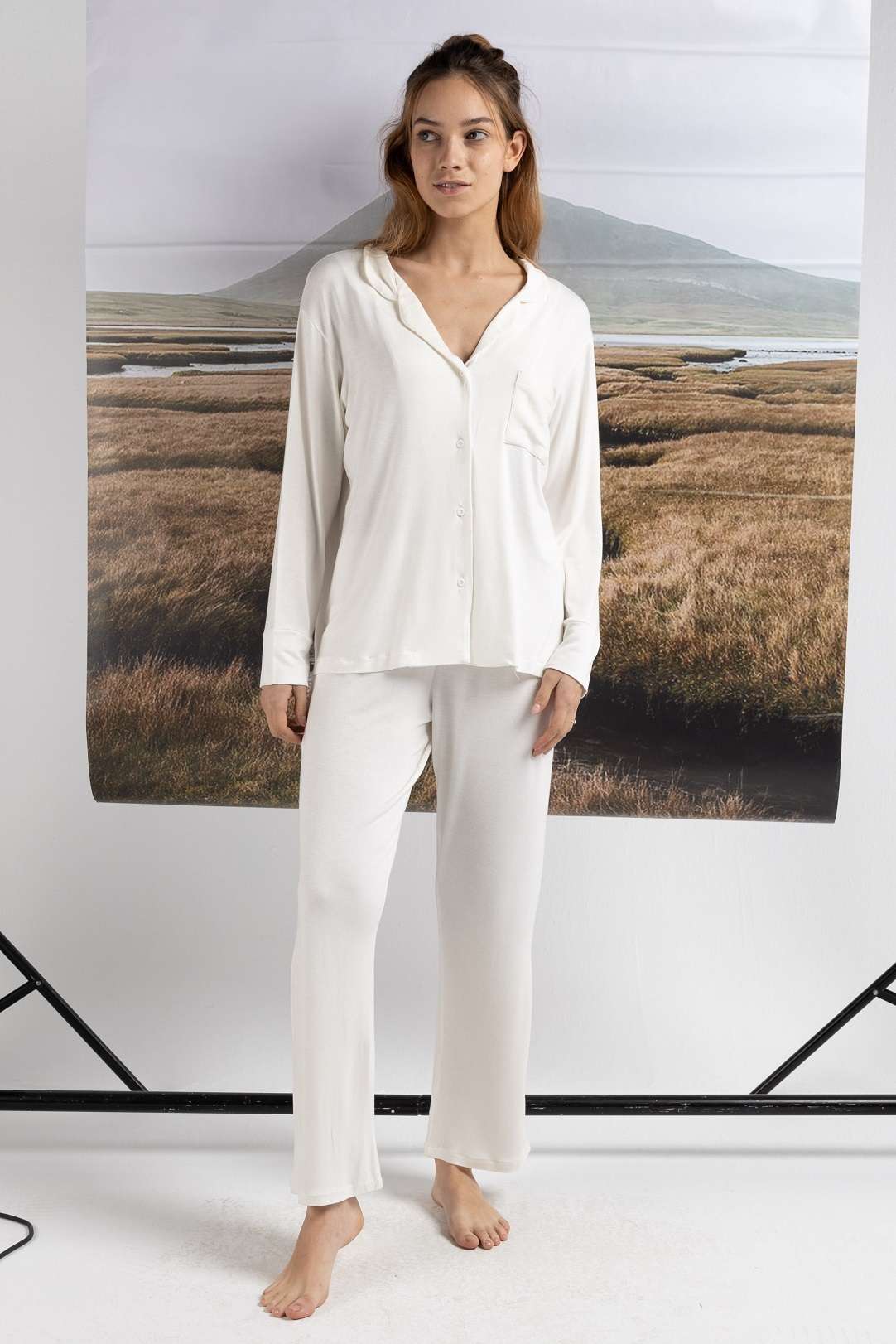 Nina Comfiest PJs – White