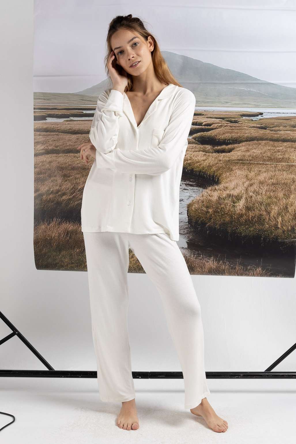 Nina Comfiest PJs – White