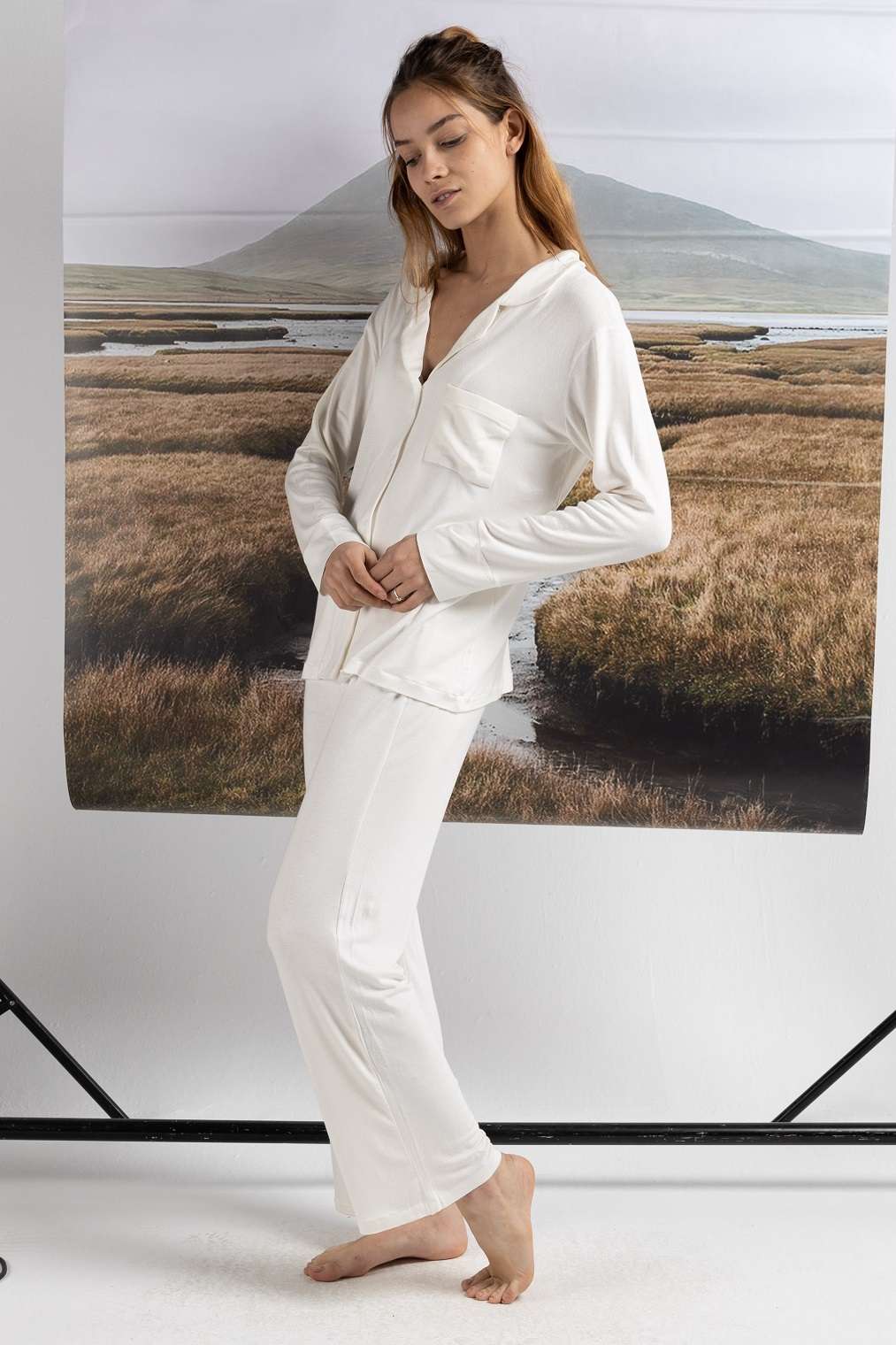 Nina Comfiest PJs – White