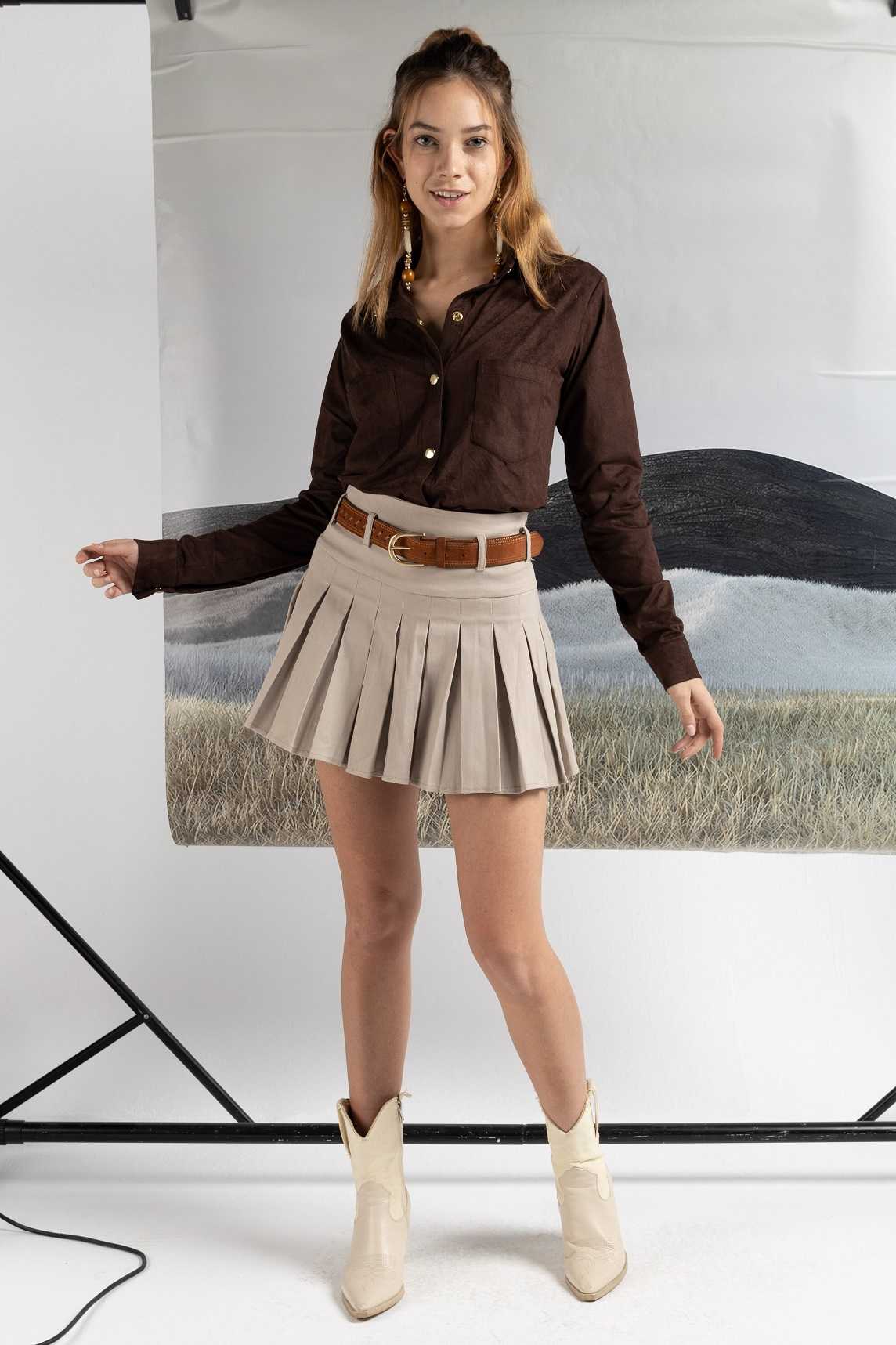 Adeera Skirt – Beige