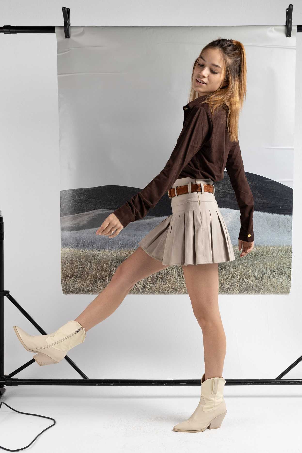 Adeera Skirt – Beige