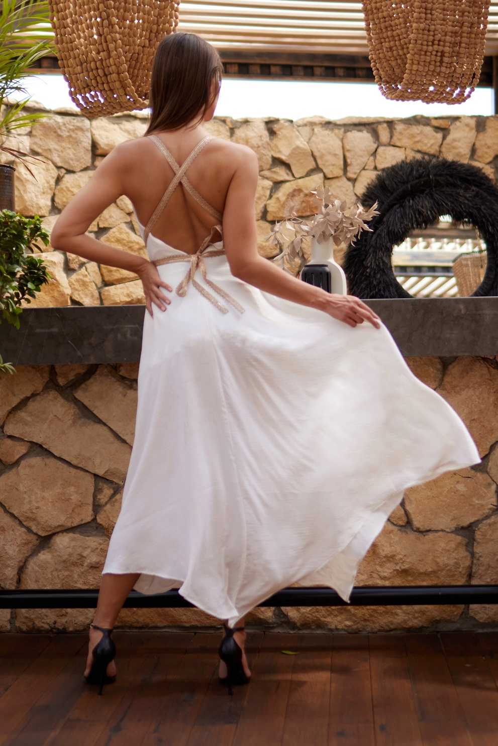 The Alex Dress – White