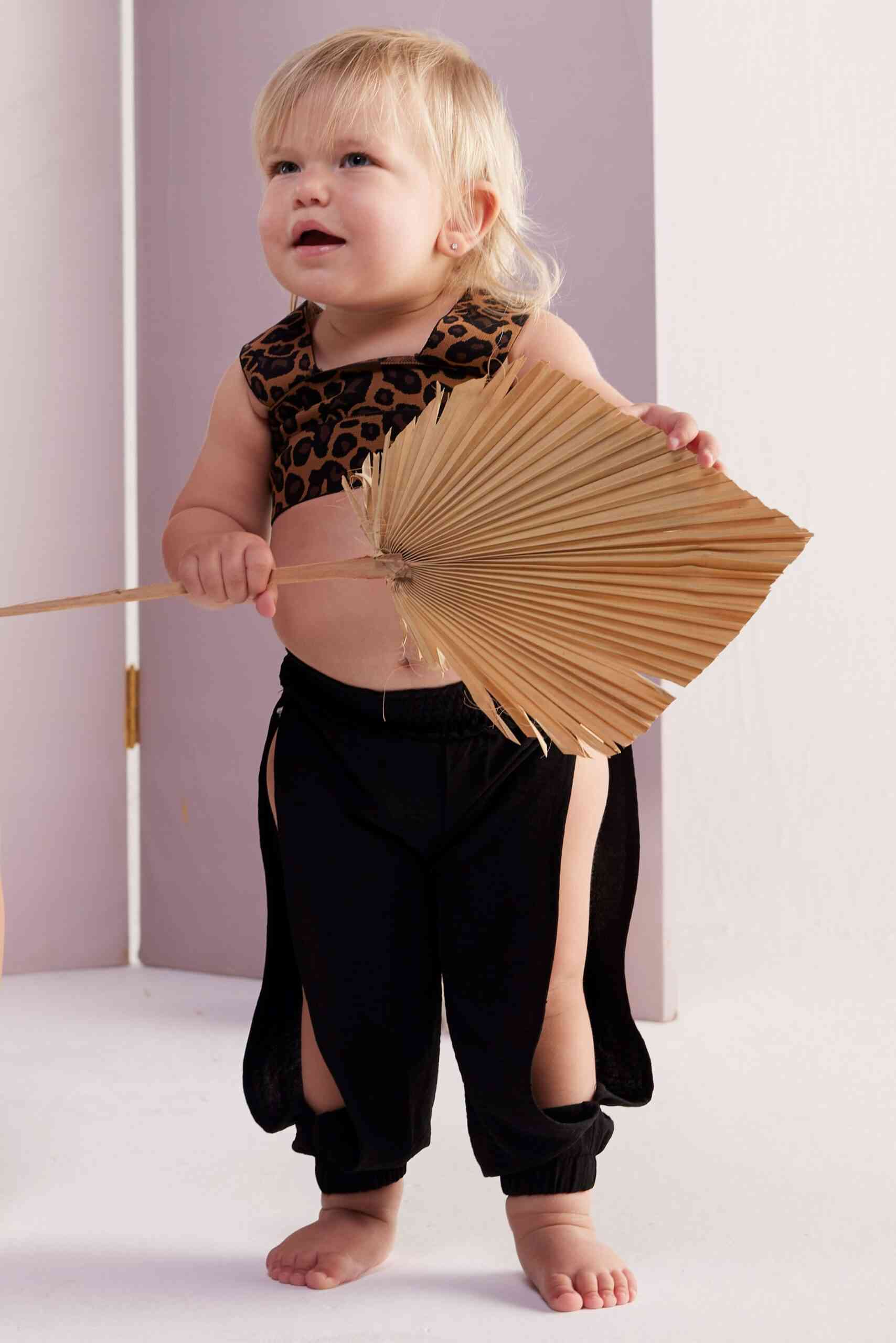 Jazzy Baby Pants – Black