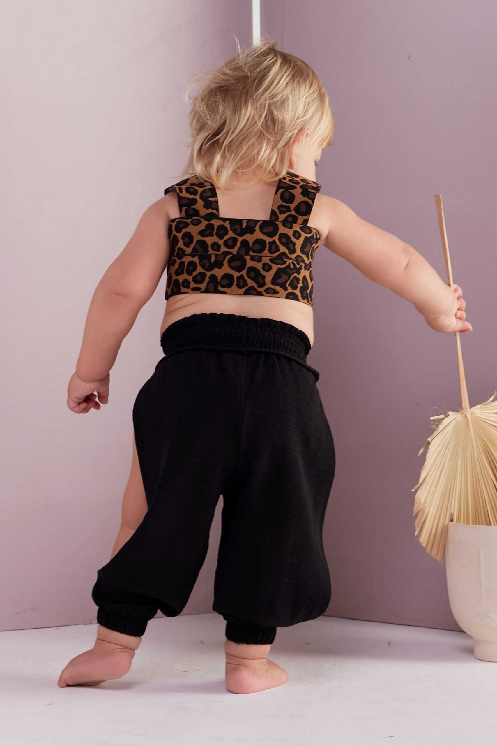 Jazzy Baby Pants – Black