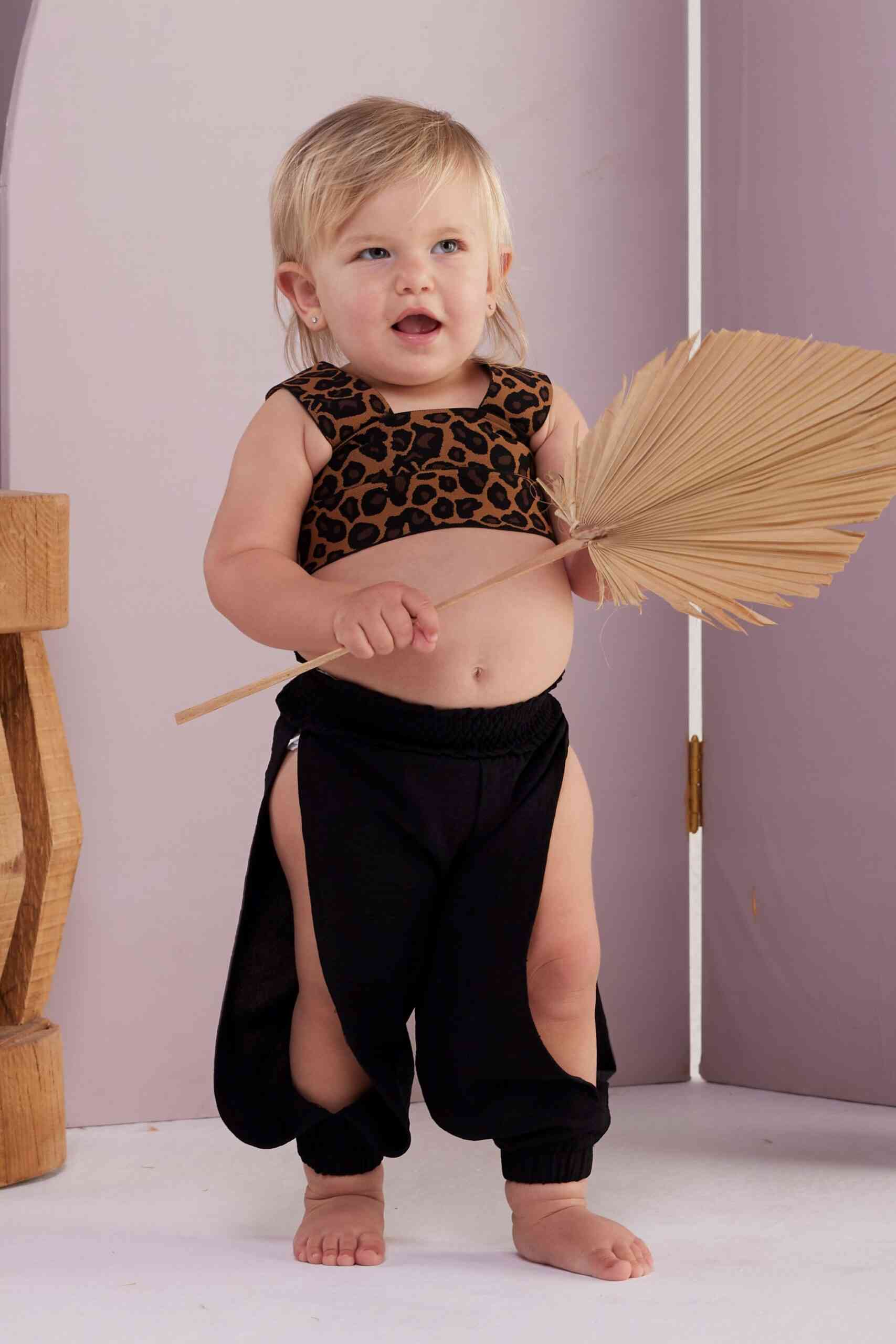 Jazzy Baby Pants – Black