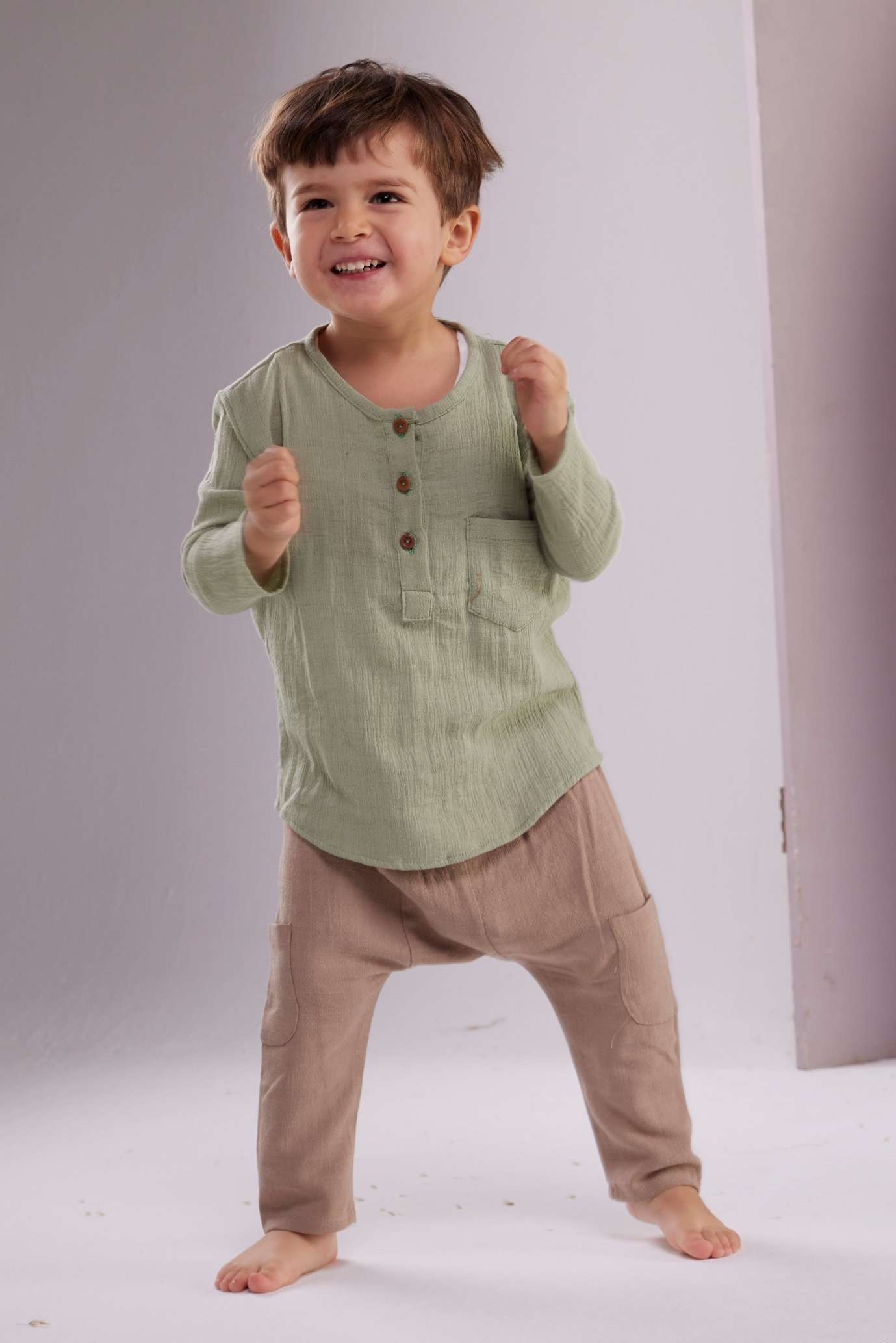 Riko Linen Harem Pants