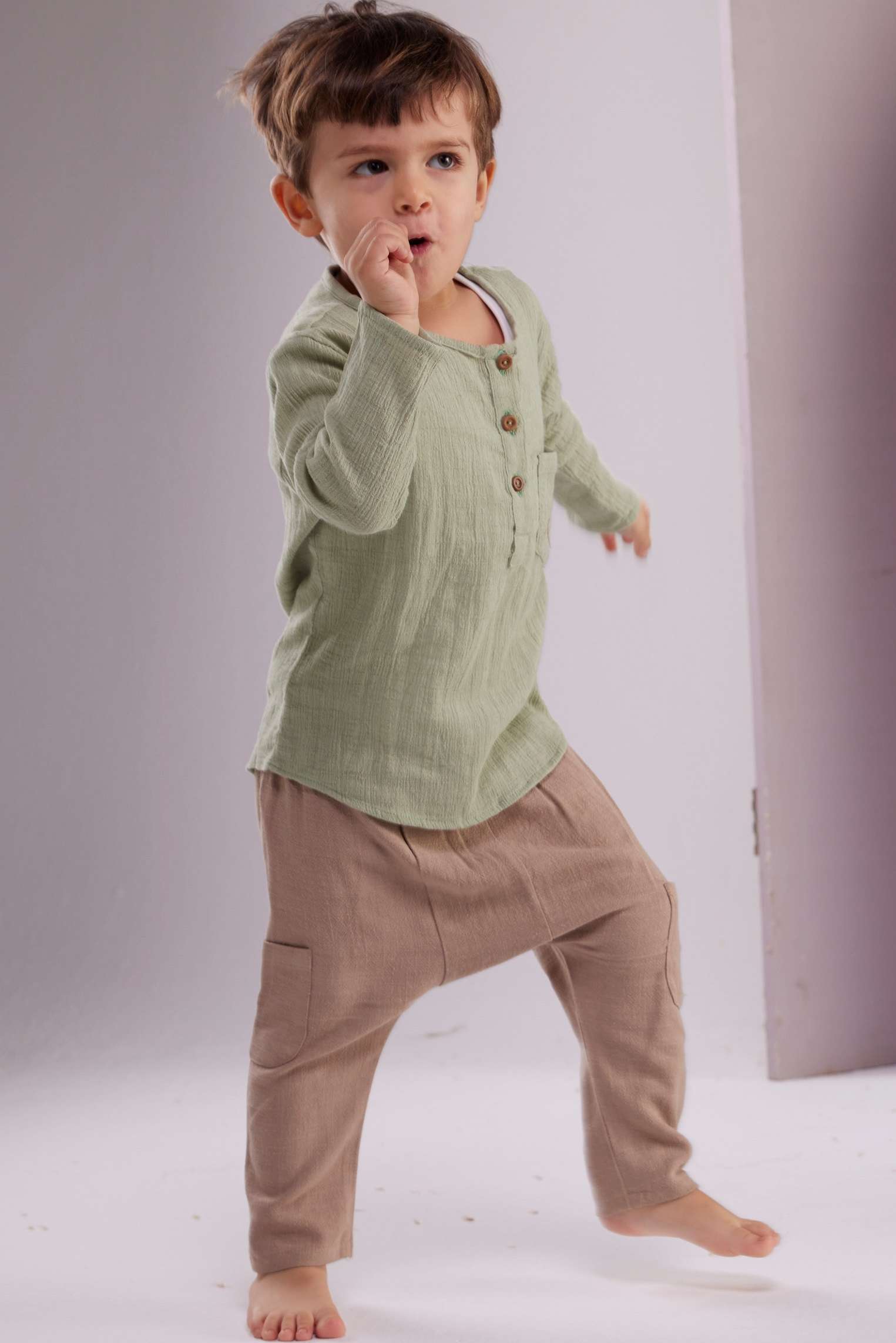 Riko Linen Harem Pants