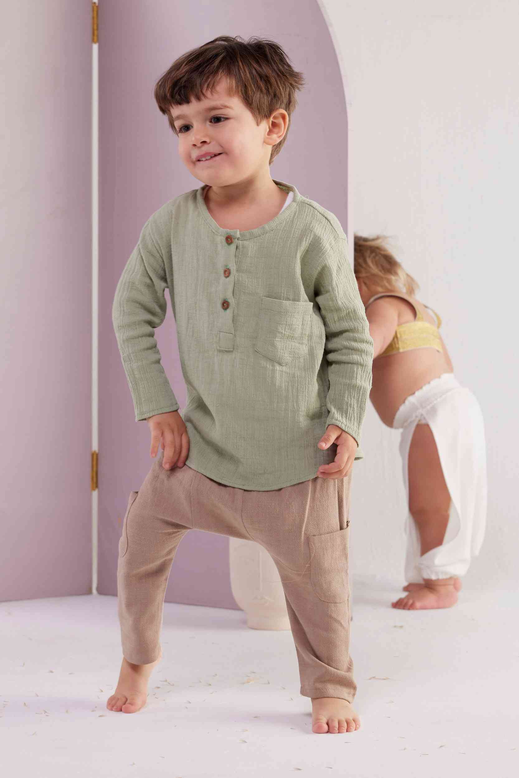 Riko Linen Harem Pants