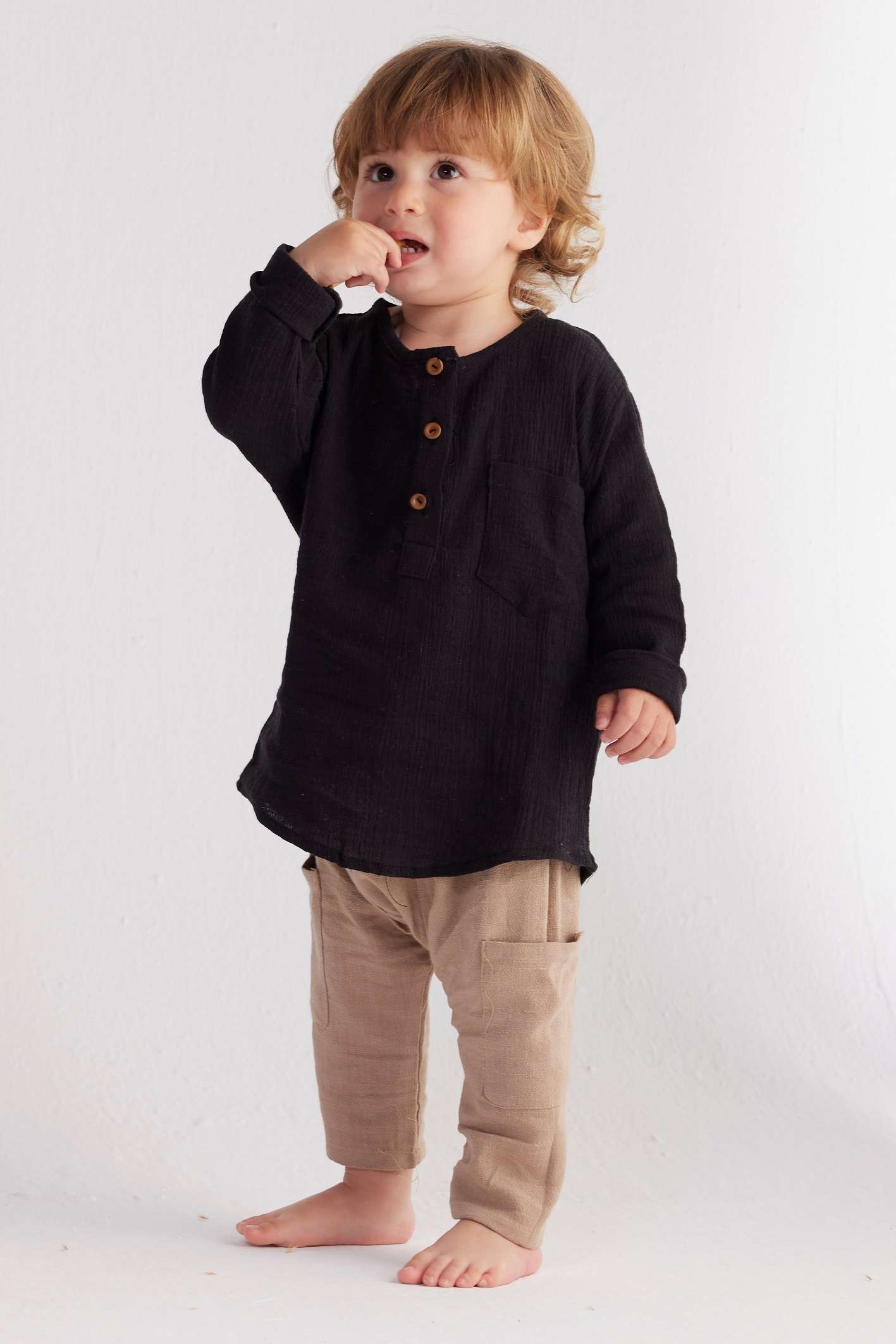 Fouki Linen Shirt – Black