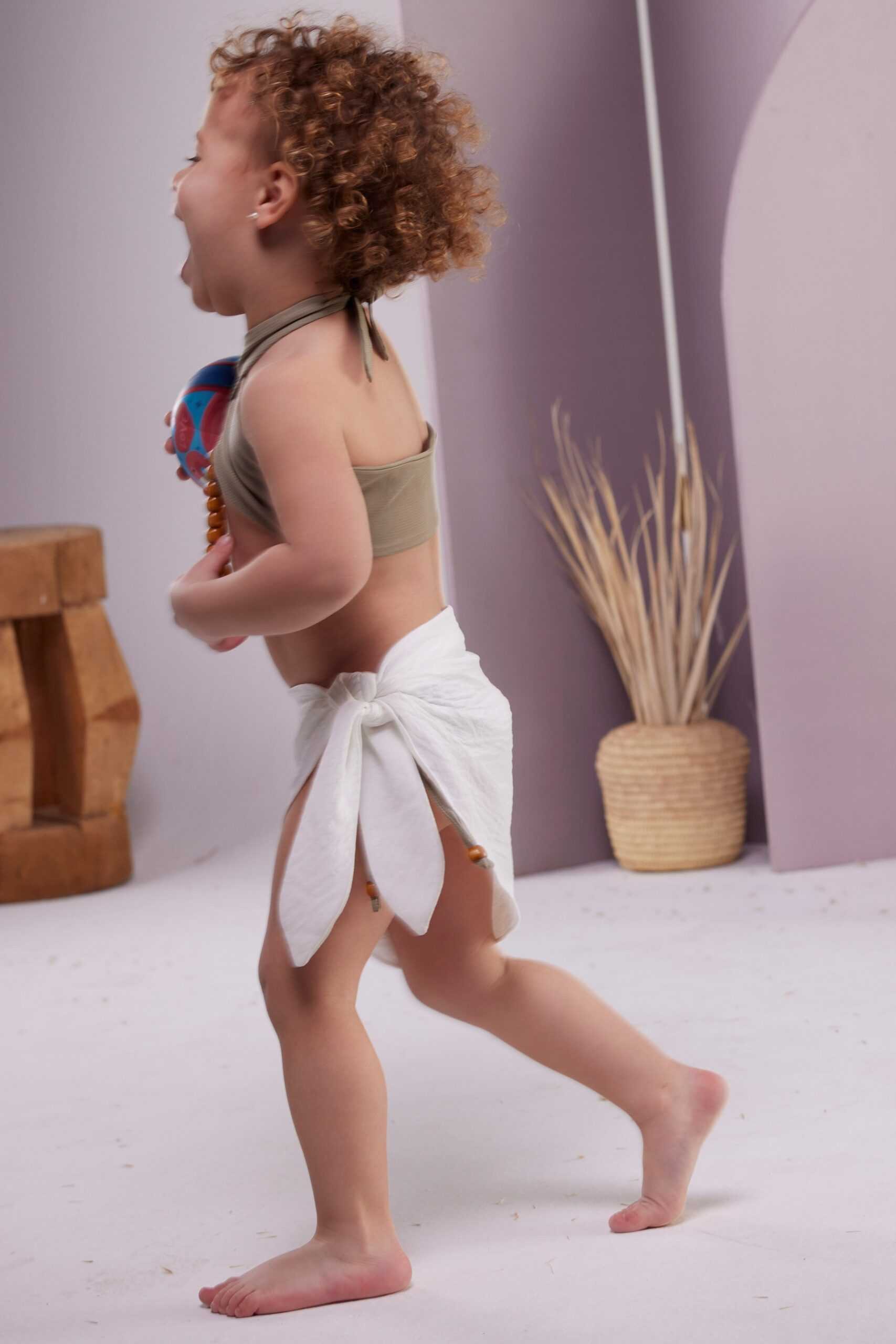 Baby Beach Wrap (White)