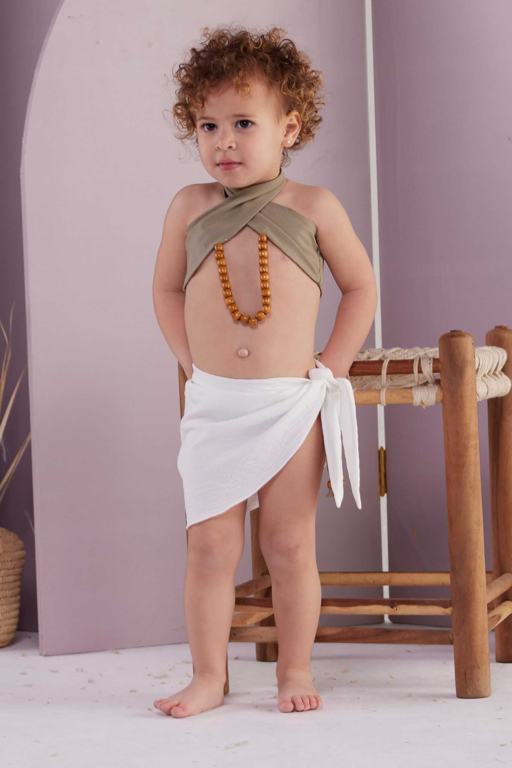 Baby Beach Wrap (White)
