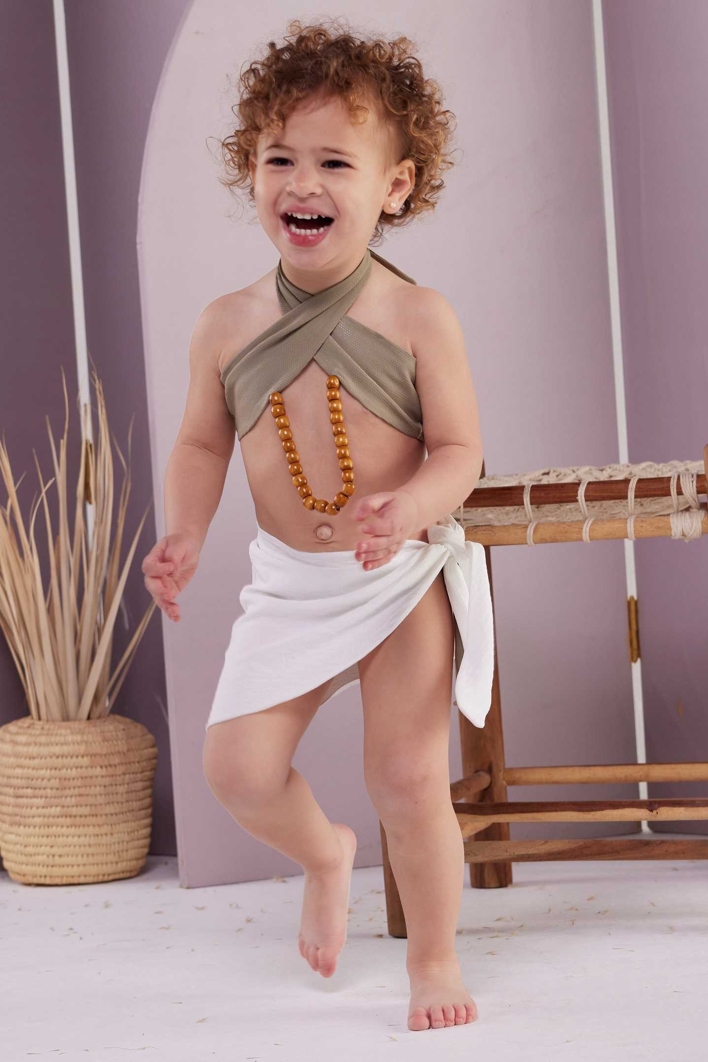 Baby Beach Wrap (White)