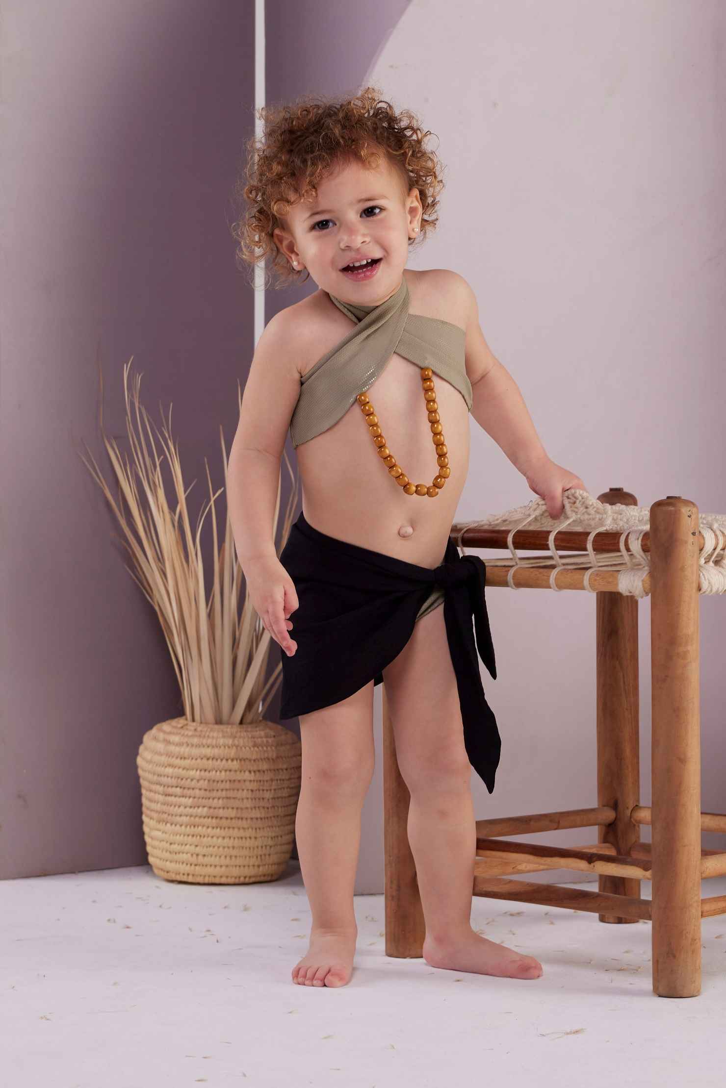 Baby Beach Wrap (Black)