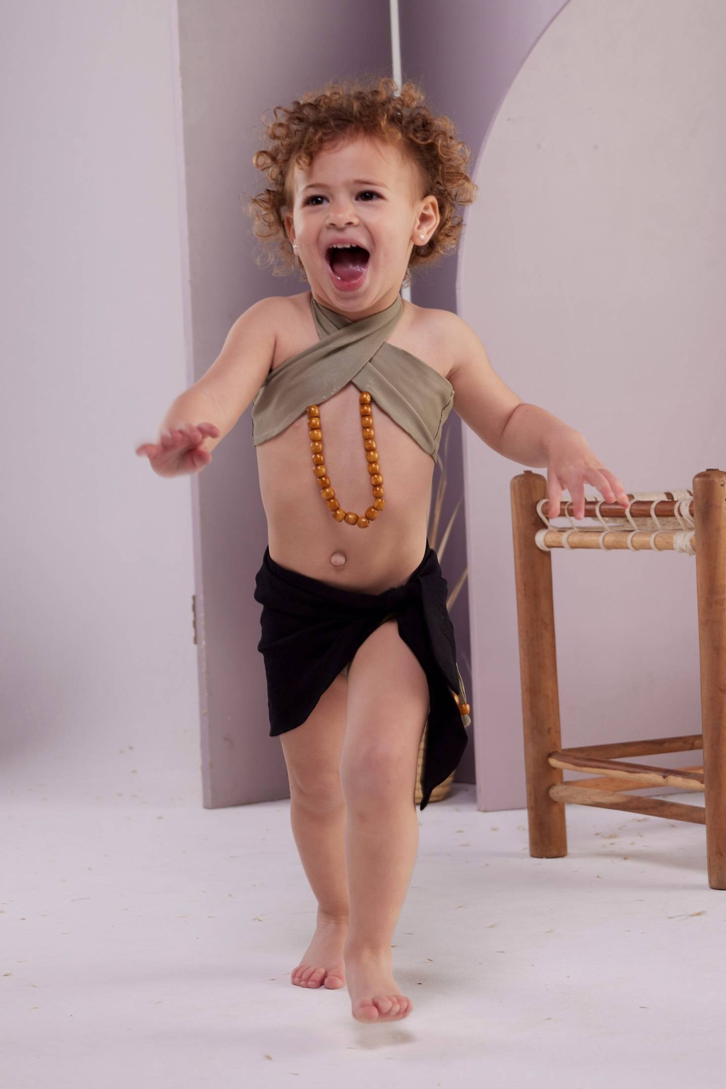 Baby Beach Wrap (Black)