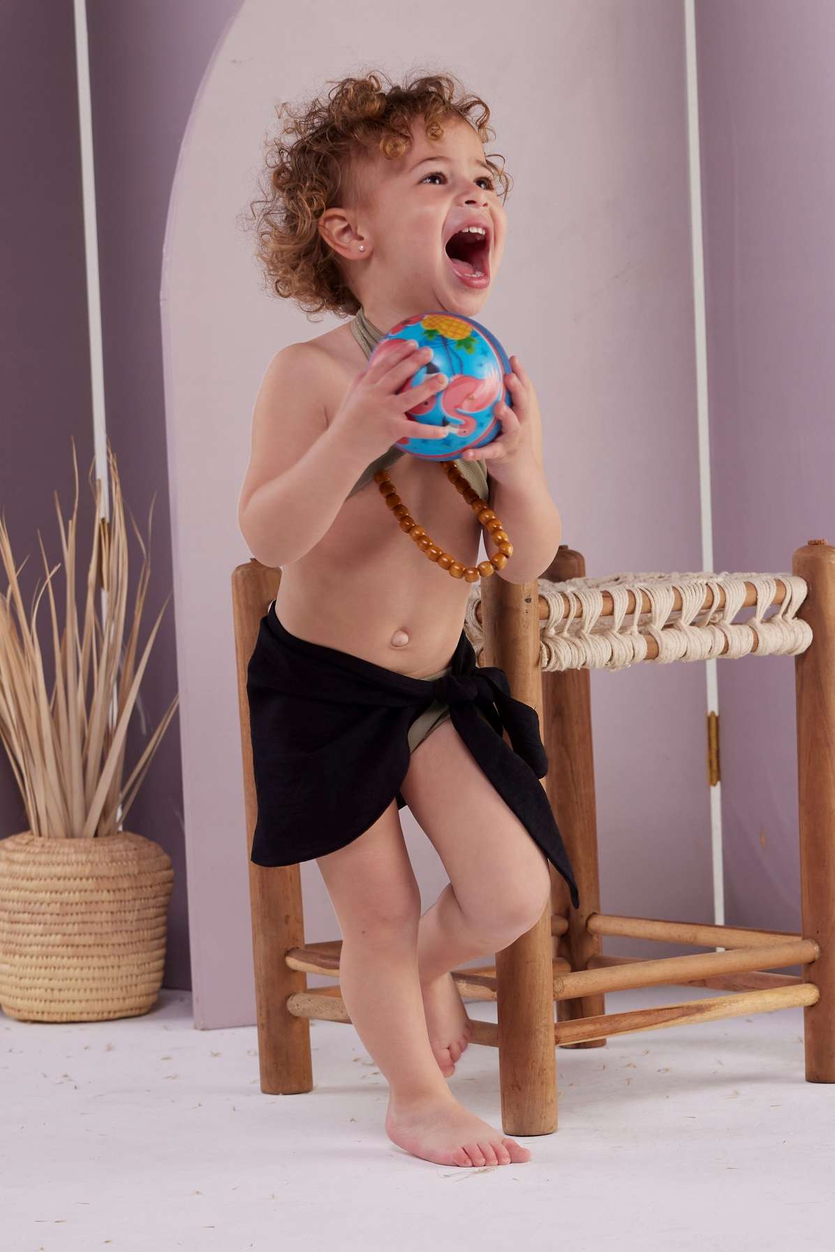 Baby Beach Wrap (Black)