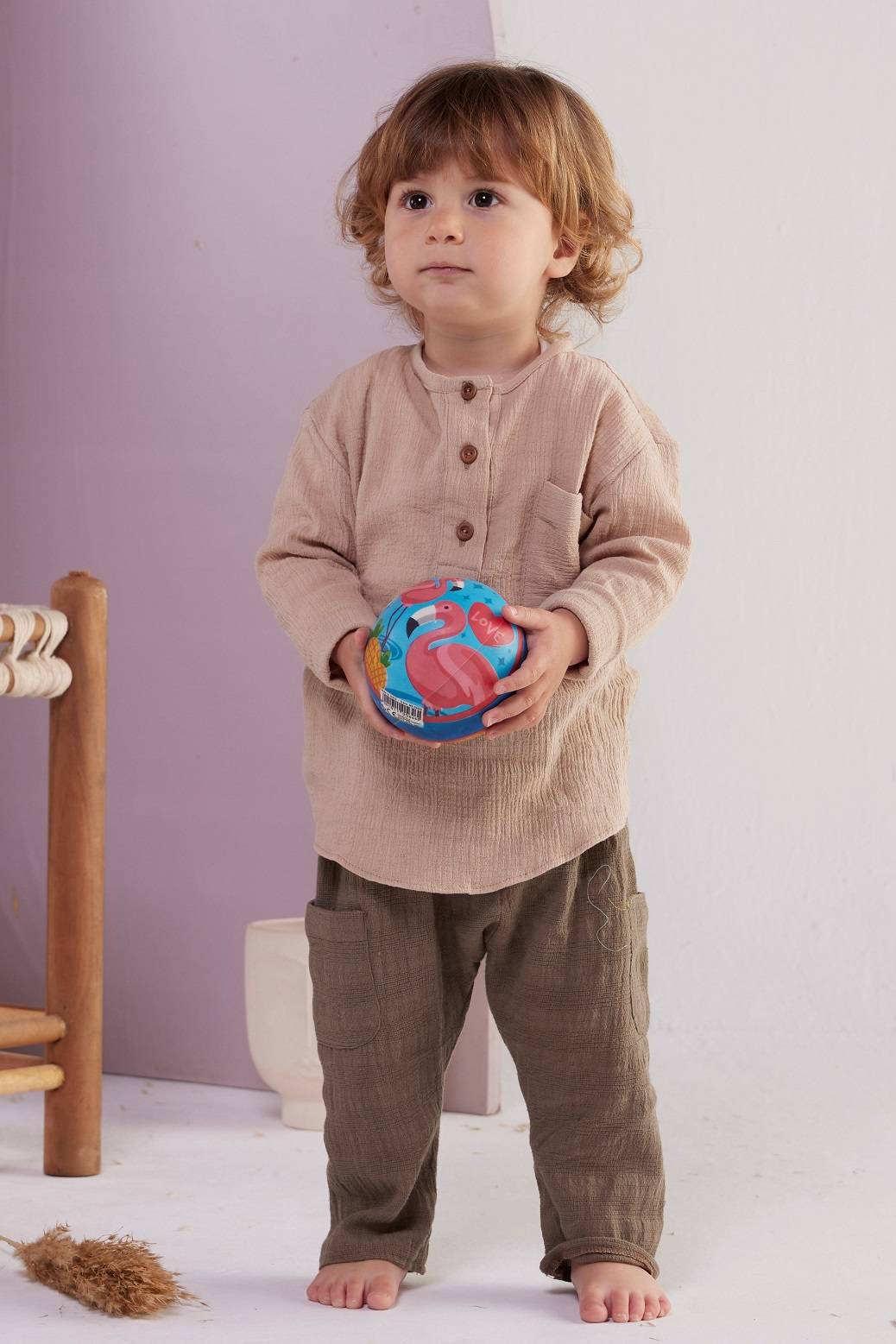 Fouki Linen Shirt – Beige