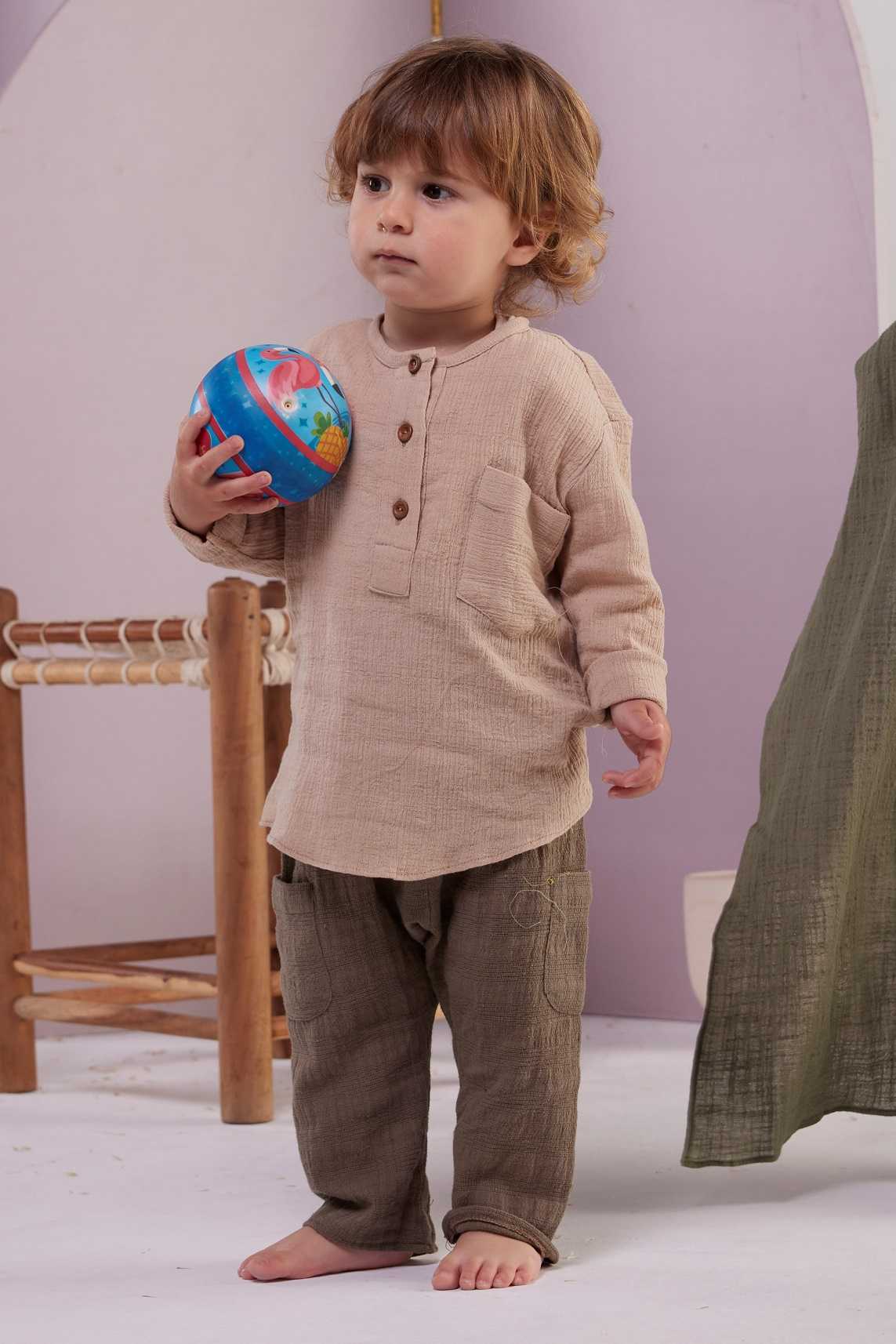 Fouki Linen Shirt – Beige