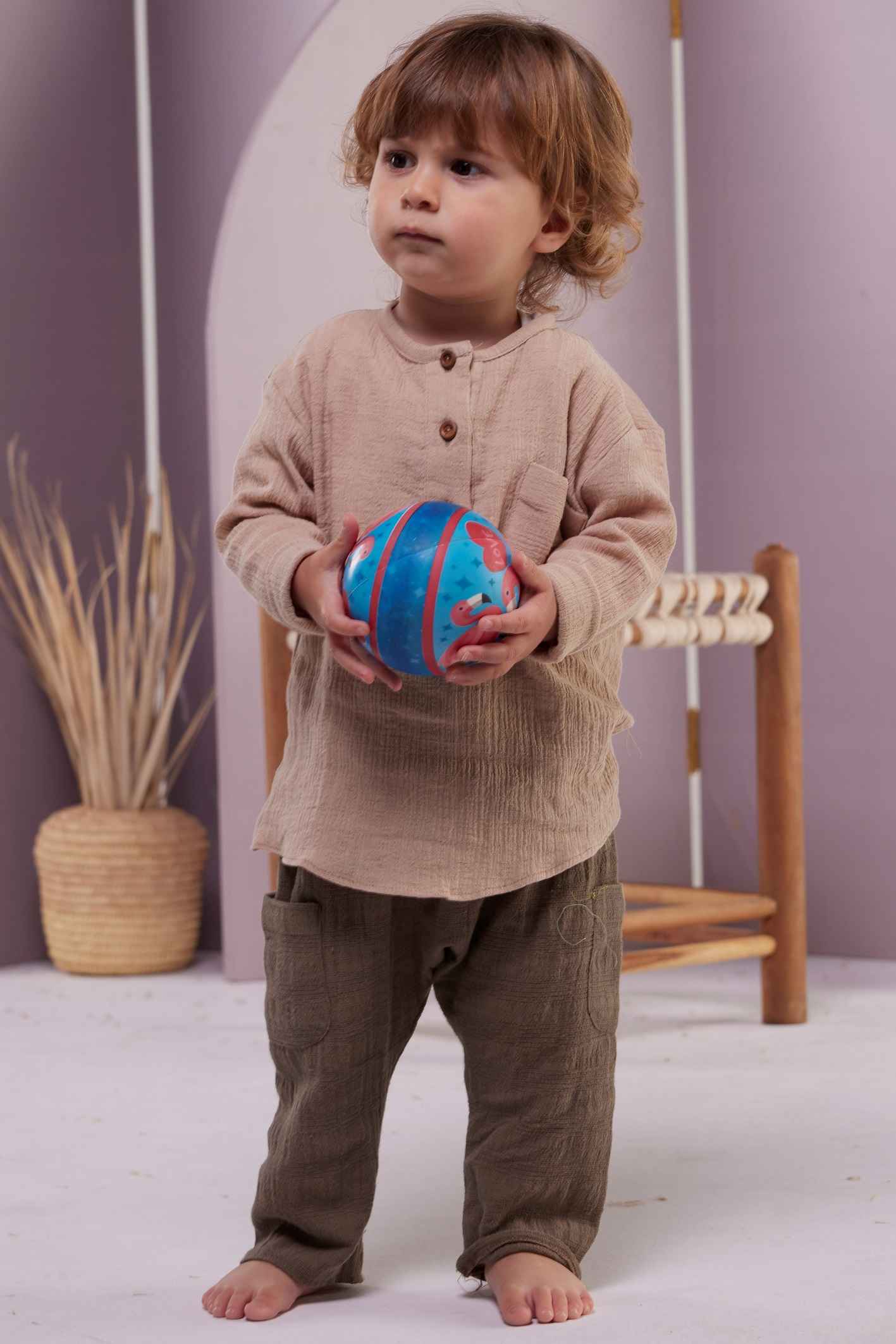 Fouki Linen Shirt – Beige