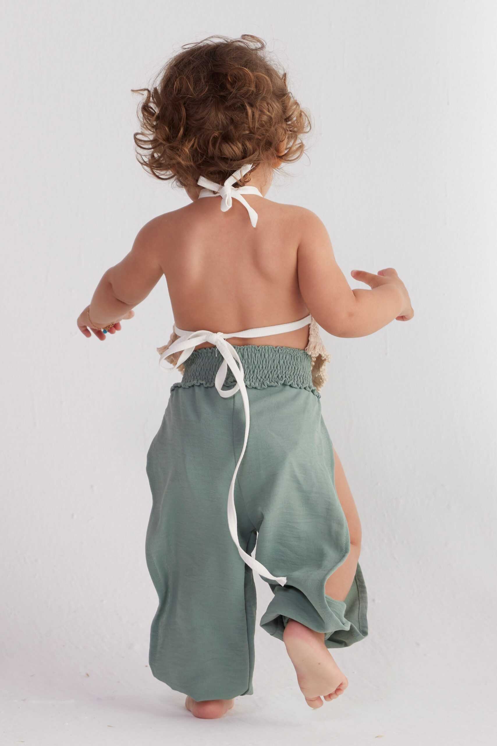 Jazzy Baby Pants – Blue