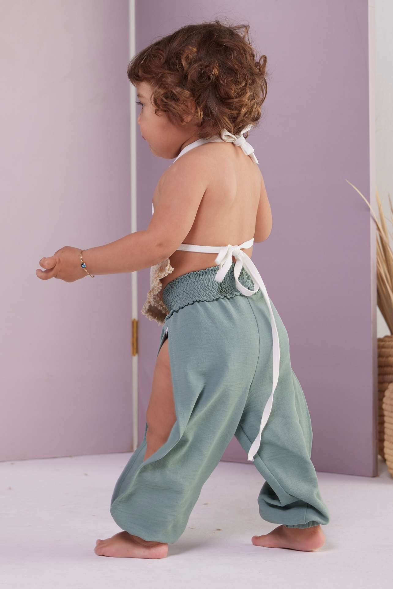Jazzy Baby Pants – Blue