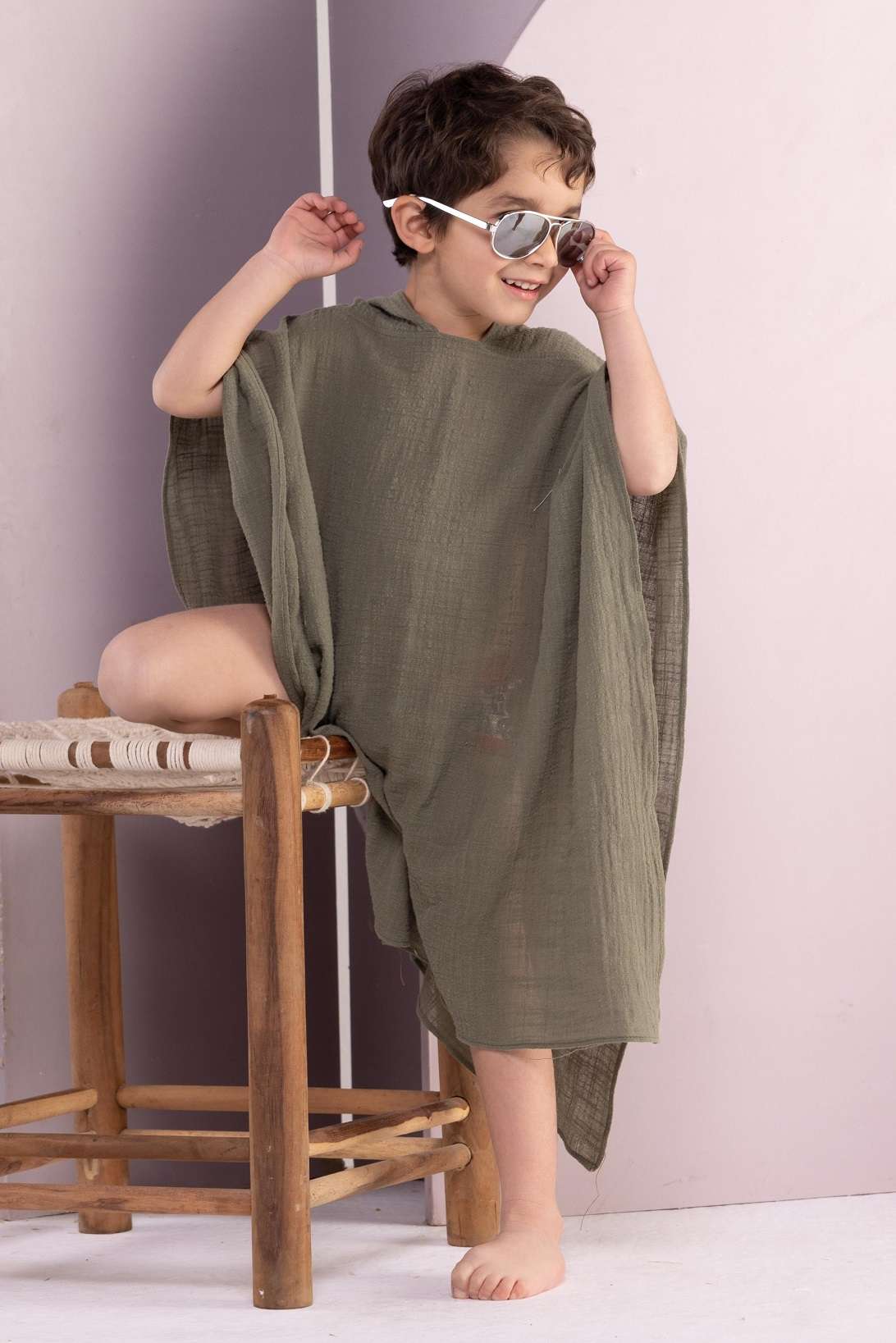 Sunny Beach Kaftan – Olive