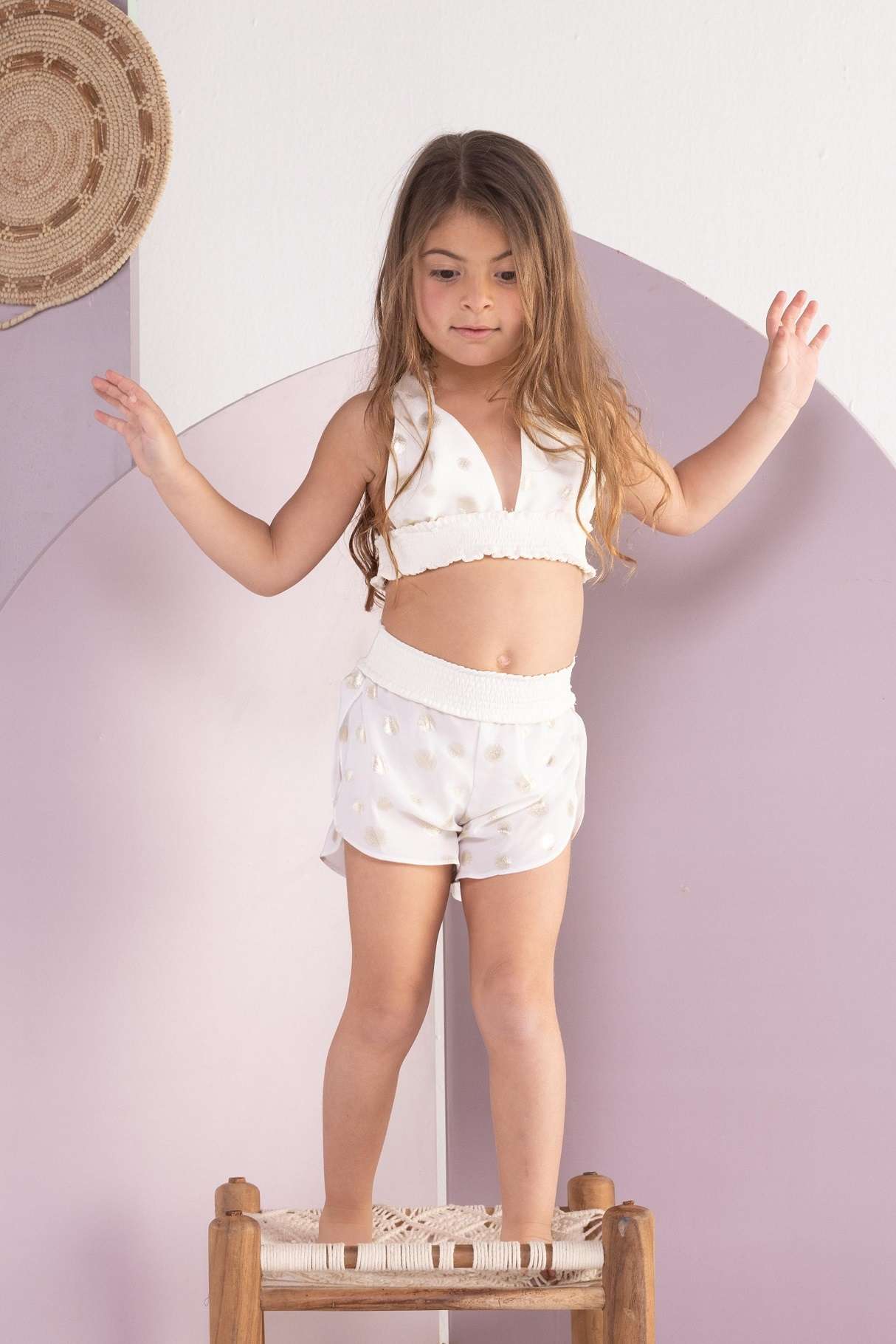 Diga Polka Set (White)