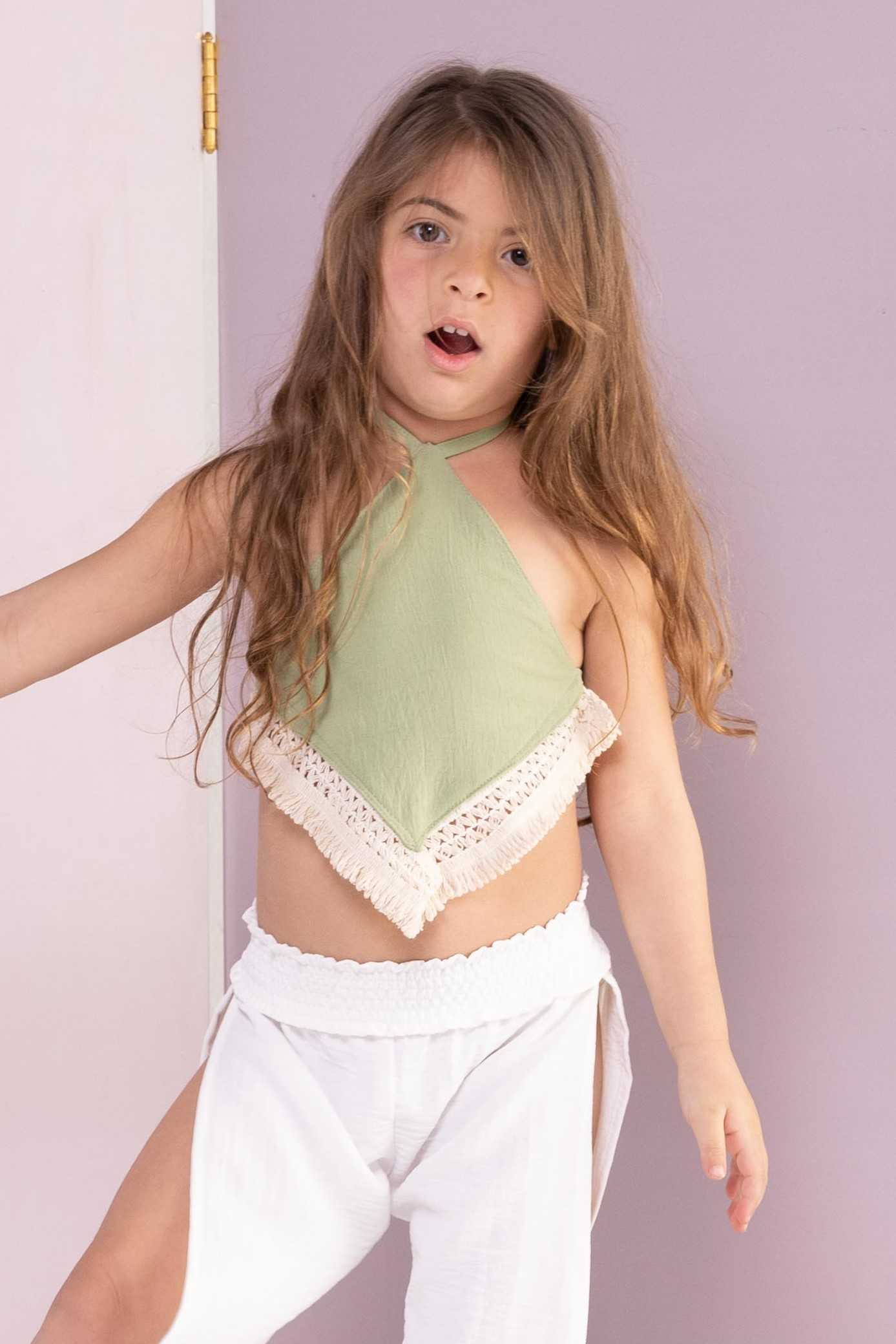 Mini Diamond Top (Green)