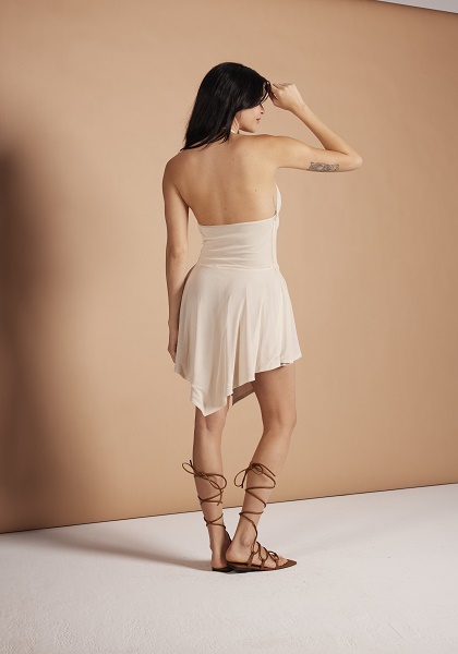 Amalfi Dress – Beige