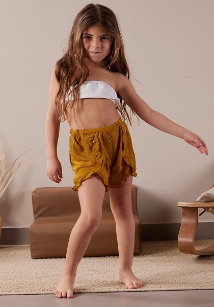 Giselle Shorts – Mustard