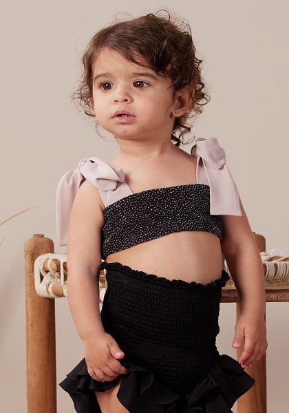 Nazo Top – Shimmery Black
