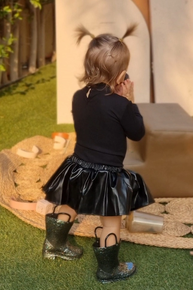 Tia Skirt – Black Leather