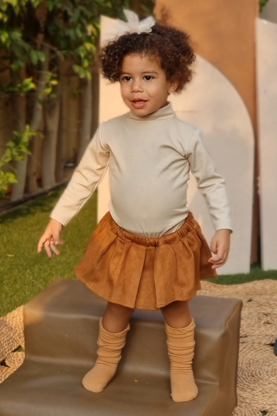 Taya Bodysuit – Beige