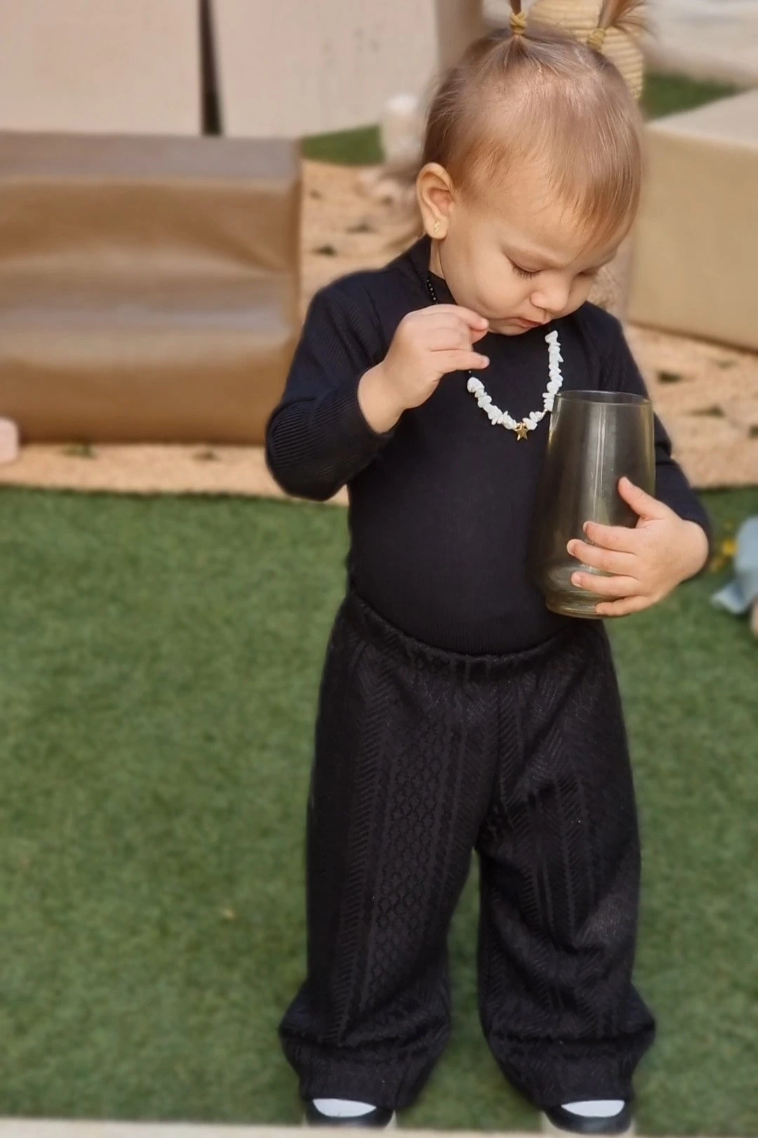 Jaleelah Pants – Black