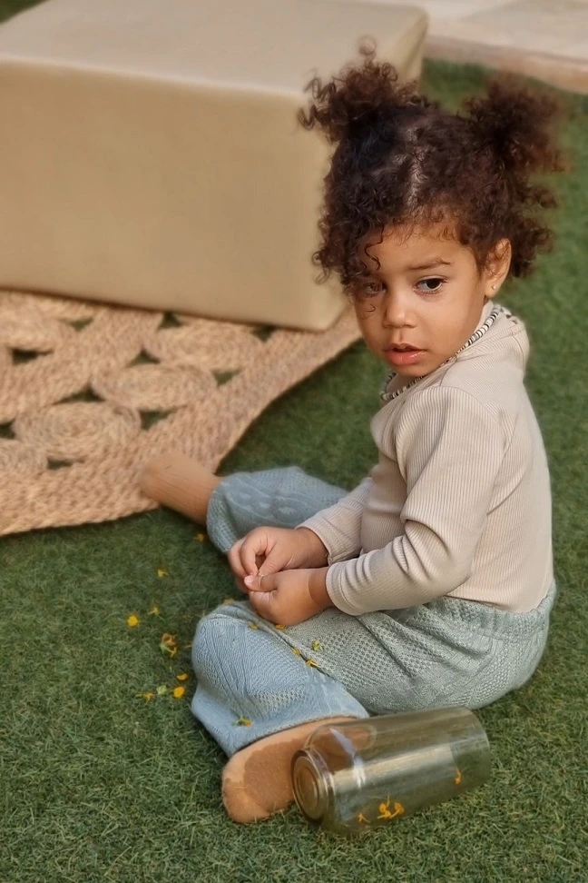 Jaleelah Pants – Baby Blue