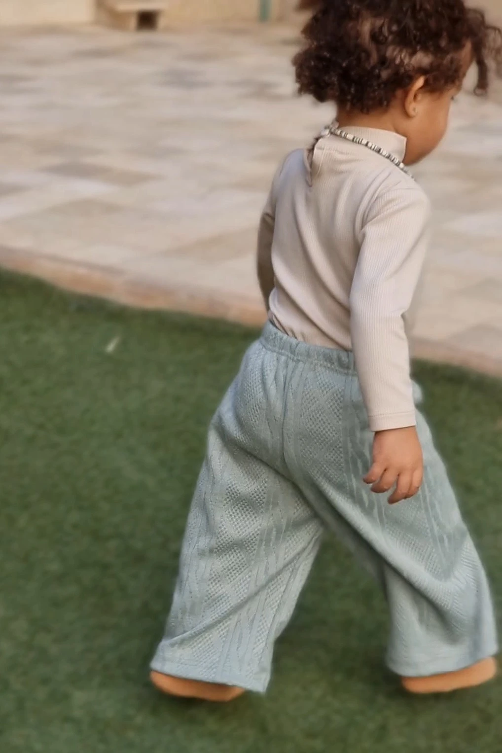 Jaleelah Pants – Baby Blue