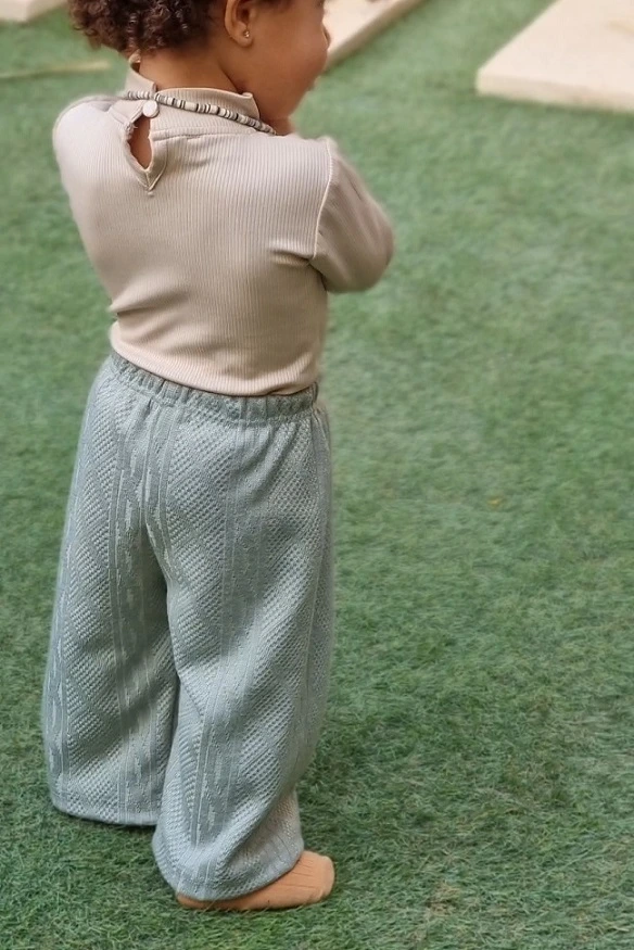 Jaleelah Pants – Baby Blue