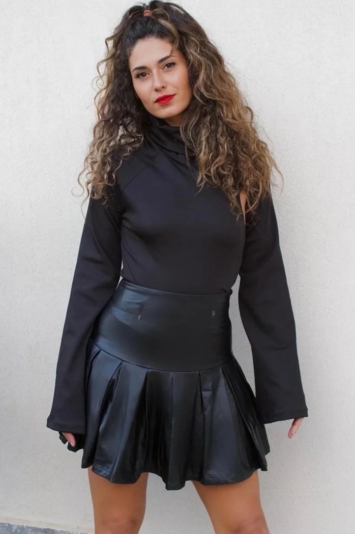 Adeera Skirt – Leather