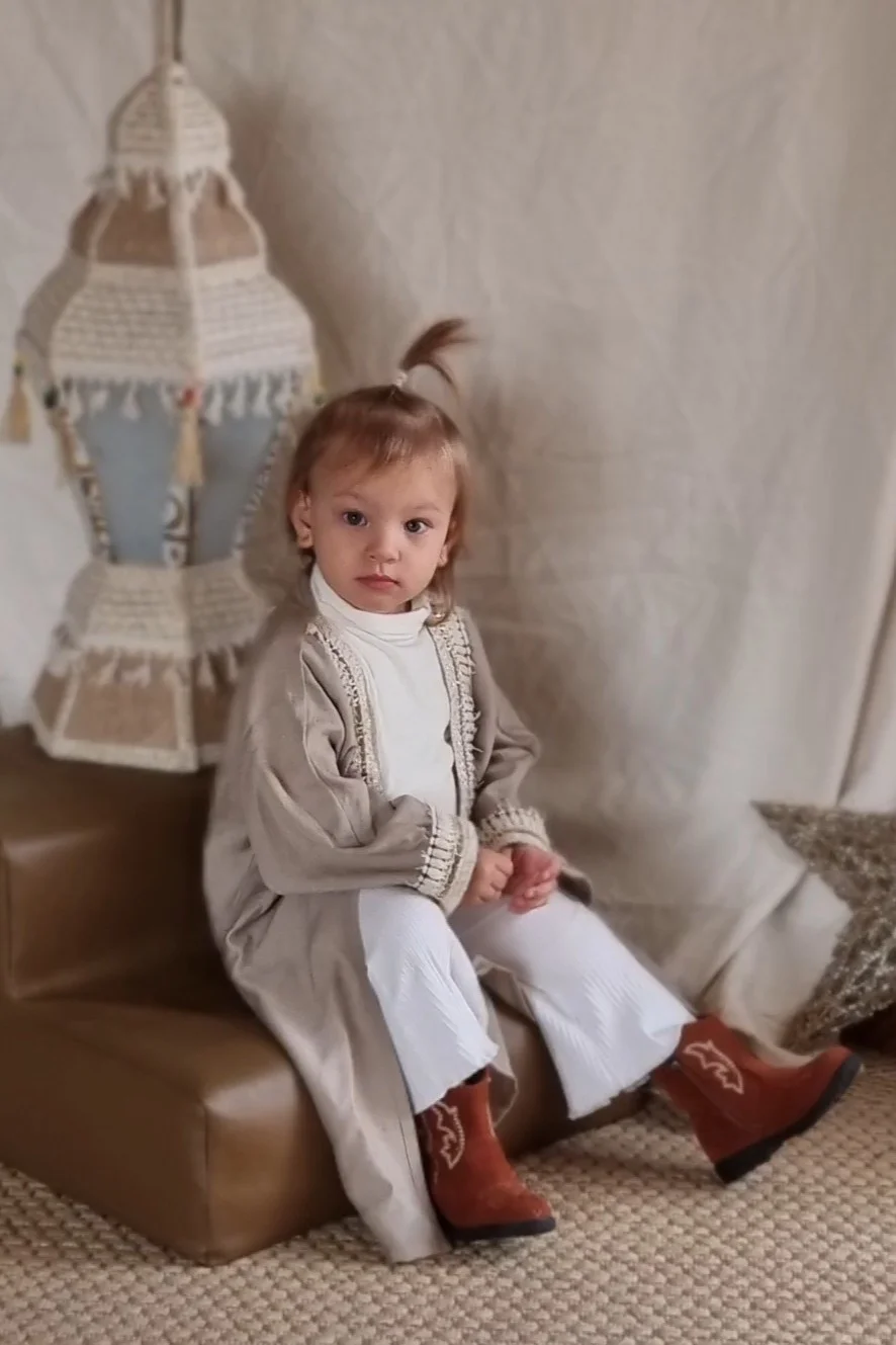 Baby Thurayya Kaftan – Beige