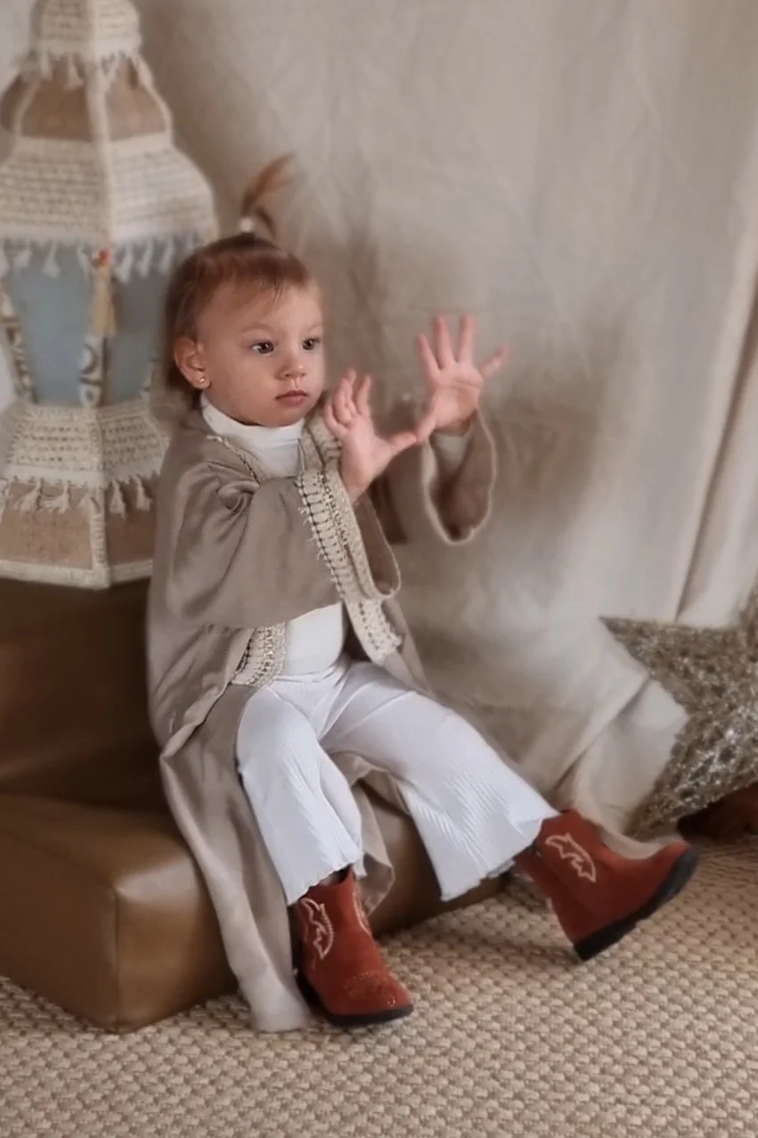 Baby Thurayya Kaftan – Beige